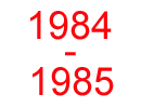 1984-1985