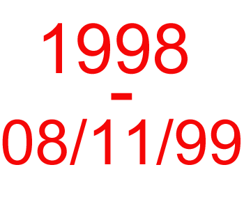 1998-08/11/99