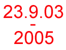 23. septembre 2003-2005