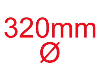 avec disque D. 320 mm