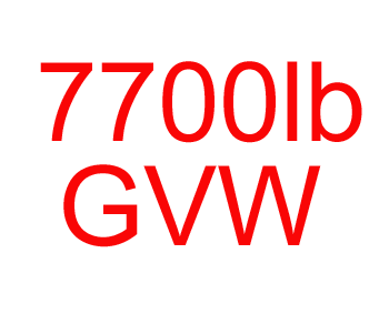 con 7700lb GVW
