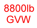 8800 poids total