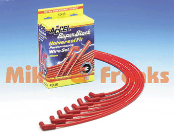 4041R red 8mm with graphite core 90° plug boots