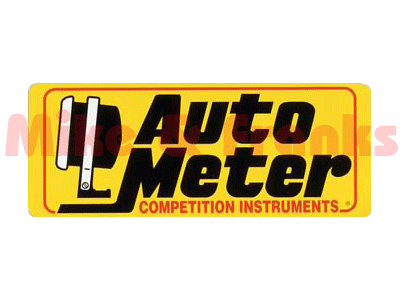 Auto Meter 9" Racing Contingency Pegatina
