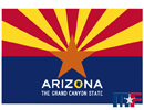 Decal Arizona 13x8,6cm