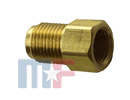 Adaptador de tubo de 1/4" (7/16"-24) a 3/8"-24 (3/16" tubo)