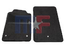 Floor mats factory style black front Corvette 07(late)-13