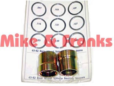 Rear Wheel Bearing Shim & Spacer Corvette 68-82