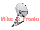 Universal Exterior Chrome Mirror round