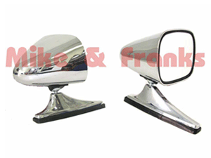 Miroirs universels de sport de chrome