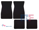 Nylon-Teppich-Fußmattenset schwarz 69-73 Mustang