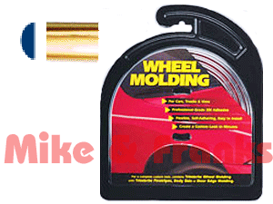 Moldura d´alas de rueda Oro semicircular 9.5mm x 5.5m