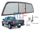 Ventana corrediza Tri-Vent 3 paneles Ram Pickup 02/03-08 Solar