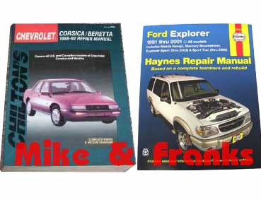 Repair manuals vehicle-specifica