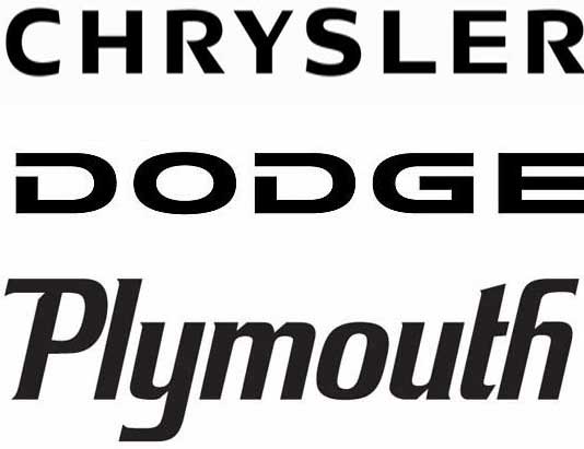 Dodge / Chrysler® / Plymouth