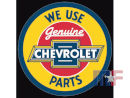 Enseigne en métal Chevrolet Parts 11.75" ronde