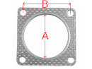 Joint d'échappement 4 trous A=2.75" B=2.813"