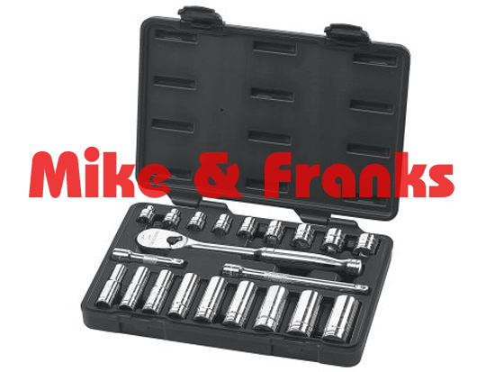 80557 GearWrench Coffret de douilles pouce 3/8" 21 piéces