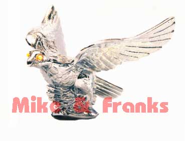 128 Hood ornament "Flying Eagle" illuminated eyes