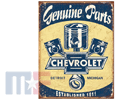 Blechschild Chevy Parts Pistons 12.5" x 16" (ca. 32cm x 41cm)