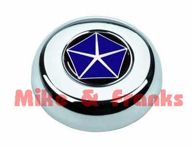 5693 Bouton de klaxon de chrome "Chrysler Pentastar"
