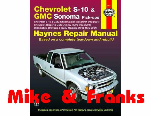 Reparaturanleitung 24071 Blazer S-10 Pickup Sonoma 94-04
