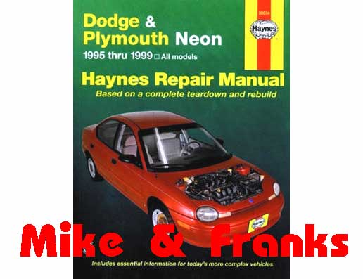 Manuel de réparation 30034 Neon 1995-99