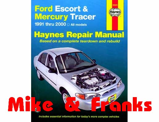 Manuel de réparation 36020 US-Escort 1991-2000