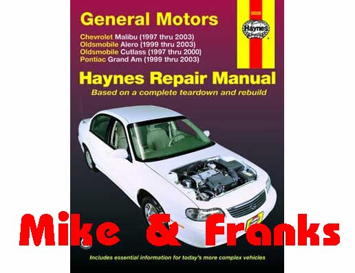 Manuel de réparation 38026 Grand Am 99-03