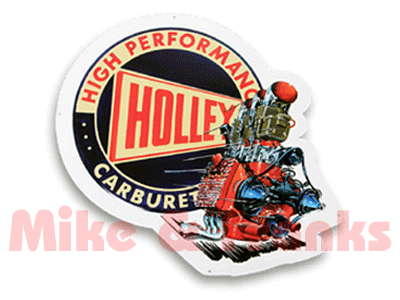 Holley Retro Placa metálica 18" x 18" (45.7cm x 45.7cm)