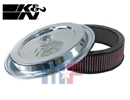K&N CE-1501 Custom Couvercle supérieur chrome et filtre