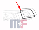Sello de goma de ventana lateral Suburban 76-91