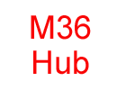 Moyeu fileté M36