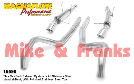 15590 Magnaflow Mustang GT 5.0/GT500 5.4 11-12 Exhaust aggressiv