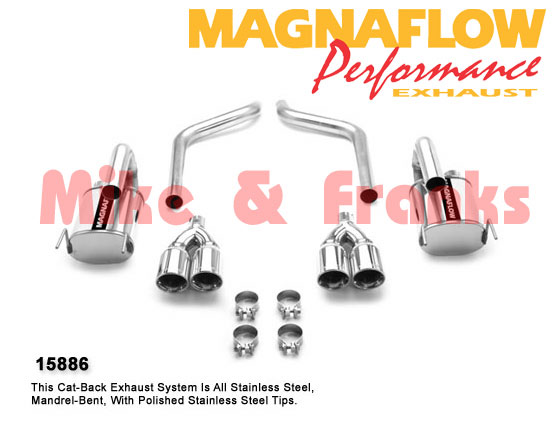 15886 Magnaflow Corvette C6 US-Modell Edelstahlauspuff