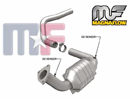 24084 Magnaflow Katalysator links Hummer H2 03-06