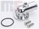 208/5000 Thermostat housing chromed Ford V8 BB