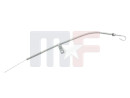 Engine oil dipstick right side chrome Chevy SB 80-85