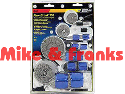 Mr. Gasket Flex-Braid Sleeving Kit azul