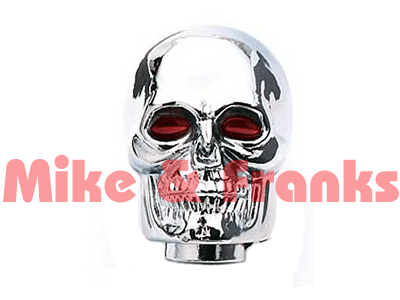 Schaltknauf Chrom Universal Totenkopf Skull