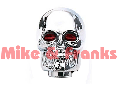 Skull Chrome Shift Knob Universal