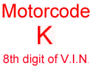 Engine Code "K"