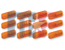 Universal Seitenleuchtensatz, orange 12-teilig 20400