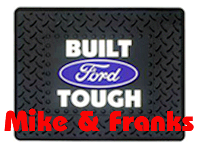 1013 Plasticolor Utility Mat "Ford Built Tough"