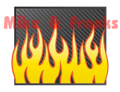 106401 Plasticolor Utility Mat "Flames"