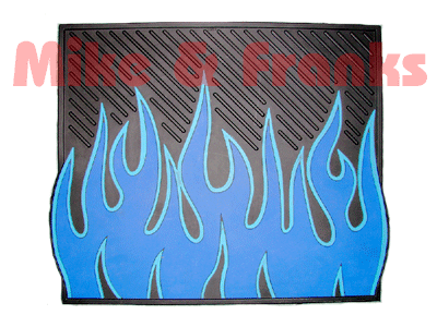 106402 Plasticolor Tapis utilitaire \"Blue Flames\"