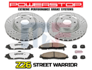 Power Stop Z26 Street Warrior Brake 325mm Corvette C6/XLR 05-07