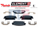 Raybestos EHT Forros del freno SRX 17" 04-09 atrás