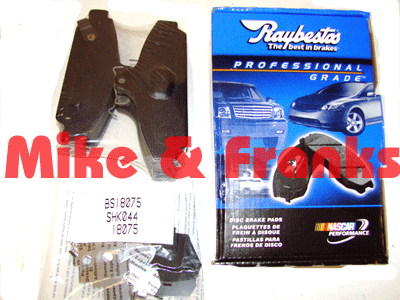 Brake Pad Set Corvette 84-87 front