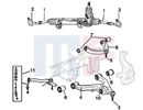 Brazo suspensión superior (# 6) izquierdo Ram 1500 06-08 exc. MC